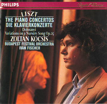 Franz Liszt: Piano Concertos; Ernö von Dohnányi: Variations on a Nursery Song (1989)