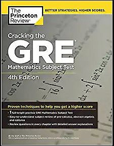 Cracking the GRE Mathematics Subject Test, 4th Edition